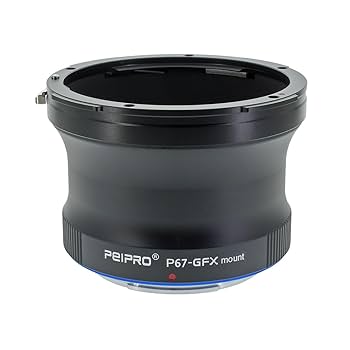 PENTAX 67 90mm F2.8 ＋ GFXアダプター付き KIPON、富士フイルムGFXでペンタックス67レンズが使える0.62倍